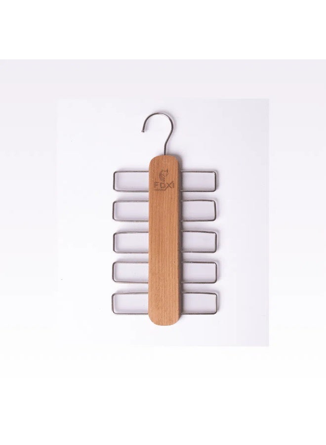 شماعة طرح وحزام خشبية صغيرة الحجم من فوكسيوود